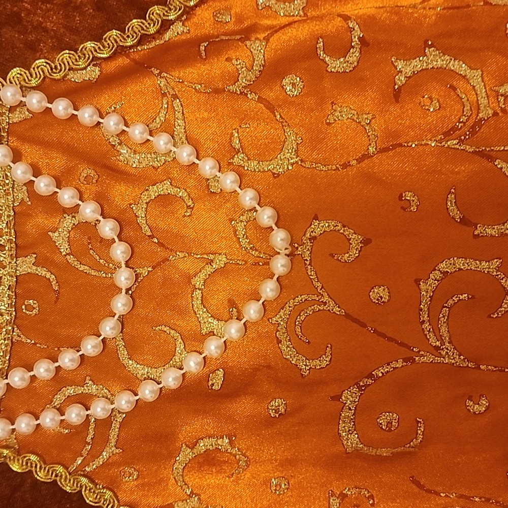 Girls Sz 5-6 , Renaissance Costume, Halloween or Dress Up, Like New! Headpiece - Picture 4 of 9
